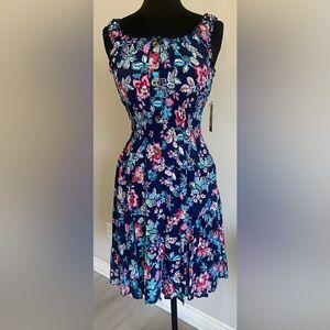 Lapis floral print sundress